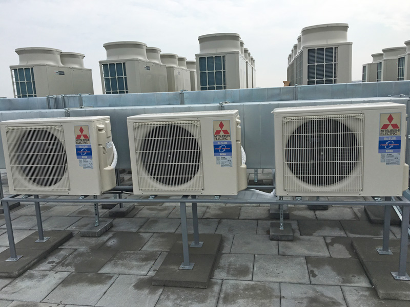 Echipamente de climatizare Mitsubishi VRF, Imobil birouri Tunari